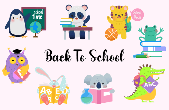 Back to School Animals Illustrations: A Creative Resource for Every Need