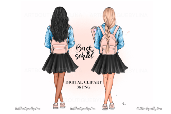 Back to School Clipart Digital Clipart