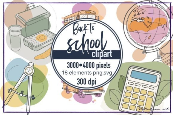 Back to School Clipart for Creative Projects
