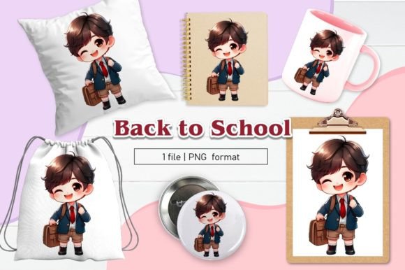 Back to School Clipart Sublimation 09: A Creative Resource for Crafting Enthusiasts