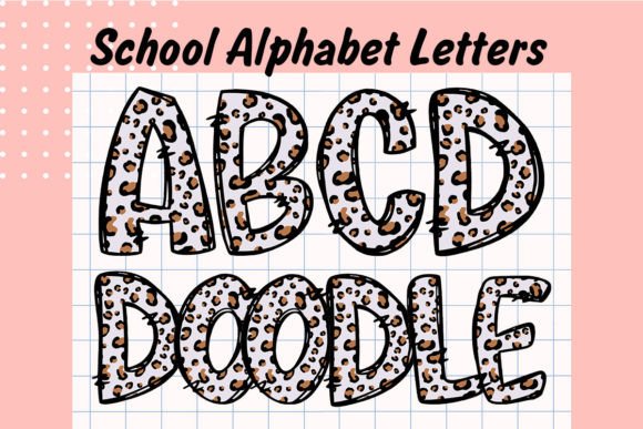 Back to School Doodle Alphabet Letters: A Creative Resource for Designers and Enthusiasts
