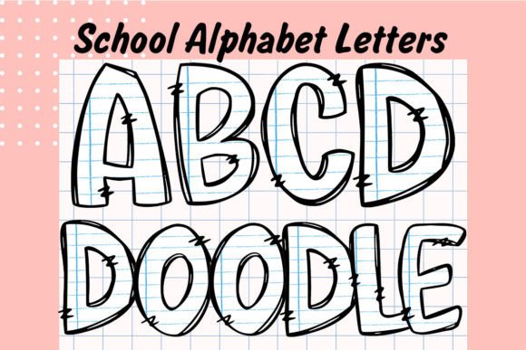 Back to School Doodle Alphabet Letters2: A Versatile Tool for Creative Projects