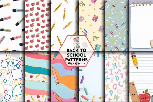 Back to School Patterns Sublimation: A Strategic Tool for Creativity and Branding