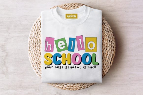 Back to School Quotes Sublimation Tee 18: A Versatile Design for Classroom Inspiration